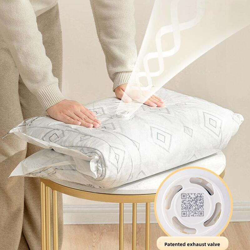 Nereikia siurblių vakuuminių maišelių Dideli plastikiniai laikymo maišeliai, skirti drabužiams laikyti antklodės Kompresinis tuščias maišelis Uždengia kelionių priedus