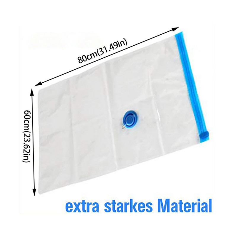 Antklodės Drabužiai Vakuuminis laikymo krepšys Atsparus vandeniui Sulankstomas dulkėms atsparus drabužių laikymo krepšiai Skaidrus kelionės taupantis erdvę paketas