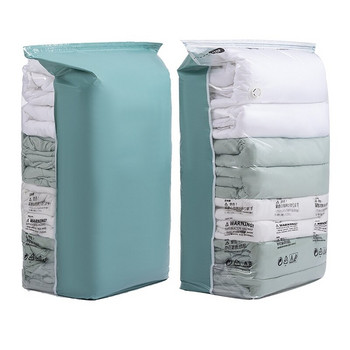 Вакуумни торби за съхранение на дрехи, без изваждане, запечатани компресионни спестяващи пространство компресионни опаковки за домашни юргани Organizador ML