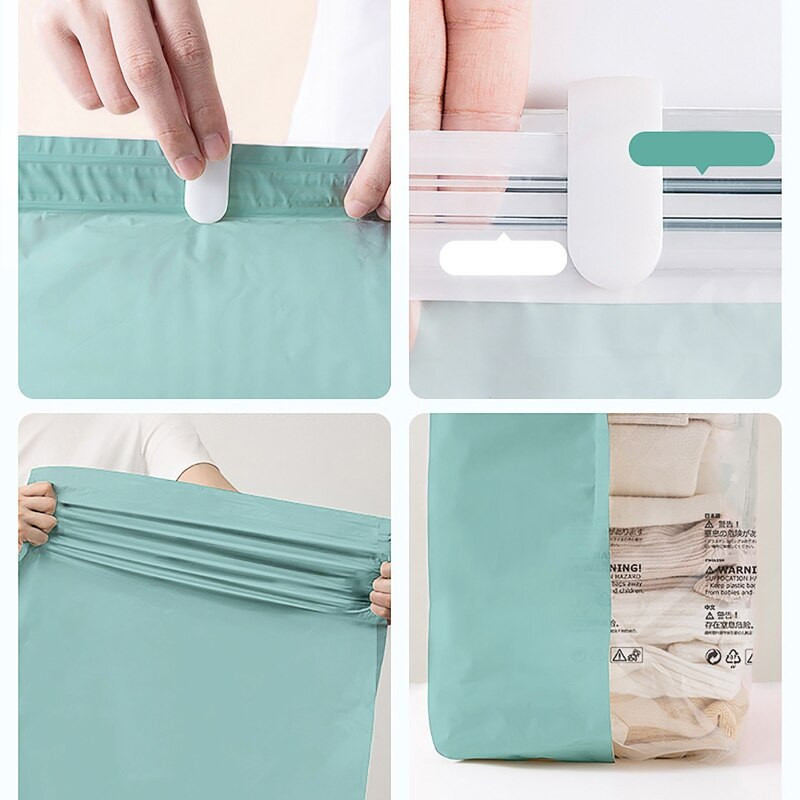 Vakuuminiai rūbų laikymo maišeliai Neišsitraukiantys sandarūs suspaudimai, taupantys erdvę, suspaudimo pakuotė, skirta namų antklodei Organizador ML