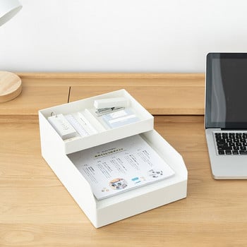 SDLP Multifunctional Desk A4 Organizer File Organiseurs For Document μπορεί να τοποθετηθεί πληκτρολόγιο τηλεφώνου Αποθήκευση χαρτικών Box Office Home Organiseurs