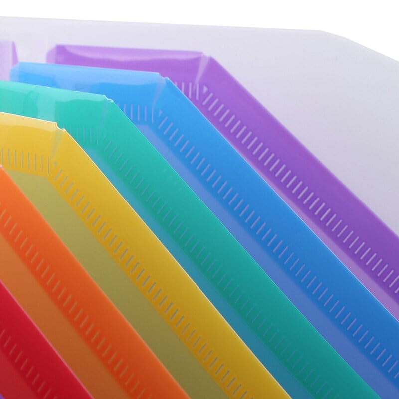 13 kišeninis plečiamasis failų aplankas A4 didelis plastikinis išplečiamas failų tvarkytuvės stovimas akordeonų aplankas dokumentų verslui
