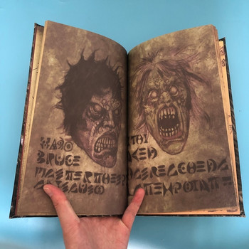 Νέο Necronomicon Dark Magic Book Demon Evil Dead Summon Βιβλίο Βωμού Τελετή Στήριξης Βιβλίων Συλλογή Επιτραπέζιου Σαλονιού
