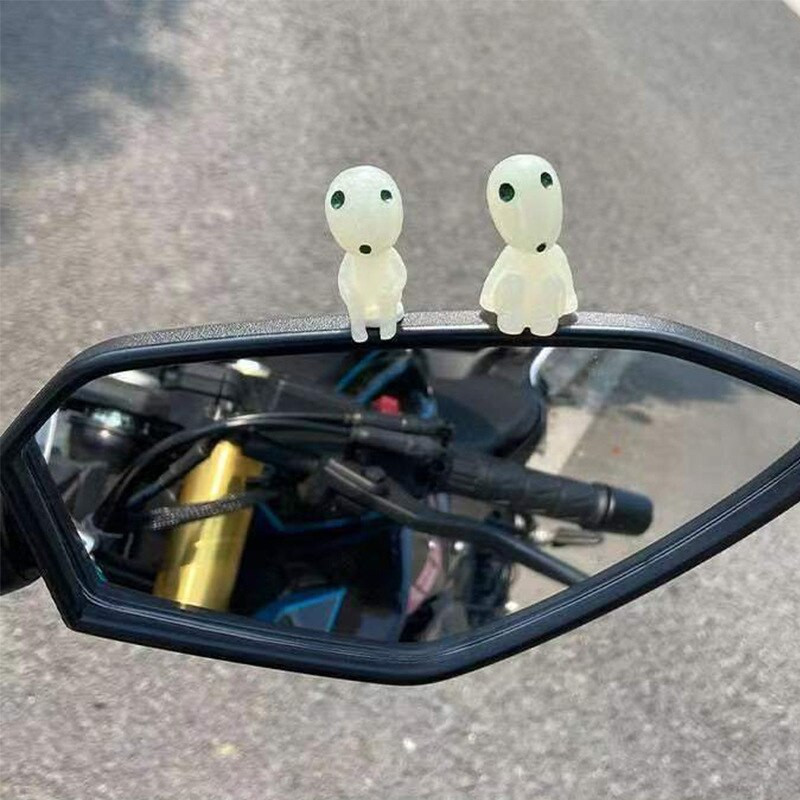 Mikro pejzažni ukrasi smola duh princeza svijetleće u mraku stablo vilenjaci svjetleći vanzemaljci animacija ukrasi