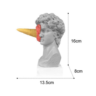 Mütoloogia Figuurid Jäätis Taaveti kuju Müüt Tegelane Vaik Ornamendid Lauakaunistus Figuuriskulptuur Põhjamaade kodukaunistus Moodne