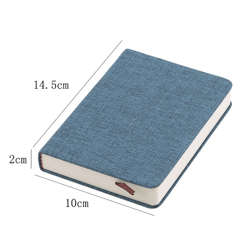 Kawaii bilježnica Flower and Tree Poetry and Remote Cloth Notebook Blank Horizontal Line Notebook Priručnik Školski pribor