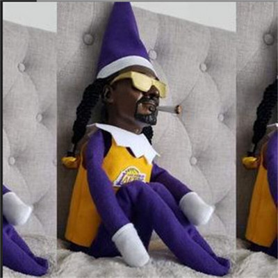 Snoop on A Stoop Elf de Crăciun Păpușă Spy on A Bent Elf de Crăciun Păpușă Decor pentru casă Jucărie pentru cadou de Crăciun de Anul Nou