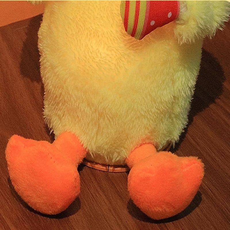 Gražus šokantis antis kalbantis žaislas USB įkrovimas Garso įrašas Kartojimas Lėlė Kawaii Duck Vaikai Švietimas Žaislai Dovana gimtadienio dovana