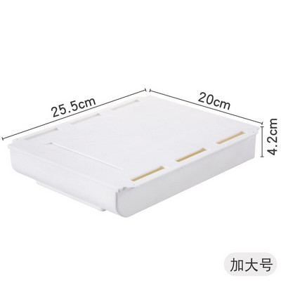 „Self Stick“ pieštukų dėklas po stalčiumi, laikymo dėžutė, paslėpta raštinės reikmenų laikymo priemonė.