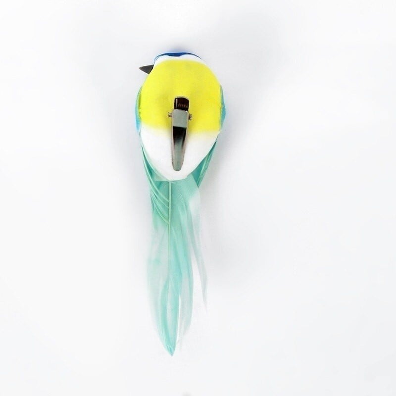 12 vnt/dėžutė Imitacija Dirbtinė paukščių sodininkystė Namų paukščių ornamentų puošyba Spalvinga burbuliukų paukščių kiemo puošmena