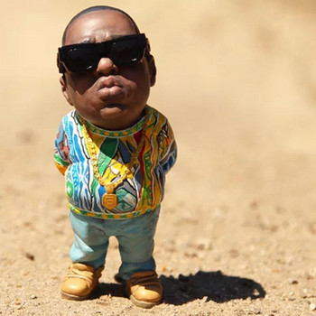 Μίνι Ρητίνη Διακοσμητικά Hip Hop Funny Rapper Bro Figurine Σετ Για Στολίδια Εσωτερικού Εξωτερικού Σώματος Διακοσμήσεις πάρτι Miniatur Figurin