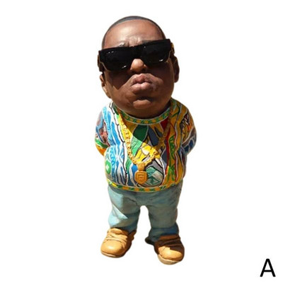 Mini ukrasi od smole Hip Hop Funny Rapper Bro figurica Set za dom unutra vani Ukrasi Dekoracije Party Minijaturna figurica
