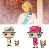Q változat UK Anglia királynője II. Erzsébet királynő figurák 10 cm-es figura Modell játékok A királynő dísze baba karácsonyi díszek