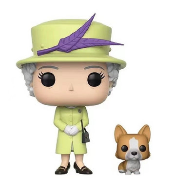 Q változat UK Anglia királynője II. Erzsébet királynő figurák 10 cm-es figura Modell játékok A királynő dísze baba karácsonyi díszek