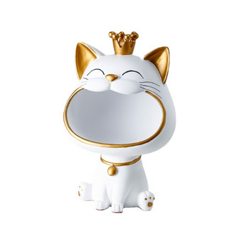 Τυχερή γάτα Άγαλμα Γλυπτό Διακόσμηση Τραπεζιού Μινιατούρα ειδώλιο Διάφορα Κουτί αποθήκευσης Μοντέρνο γραφείο σαλονιού Διακόσμηση σπιτιού