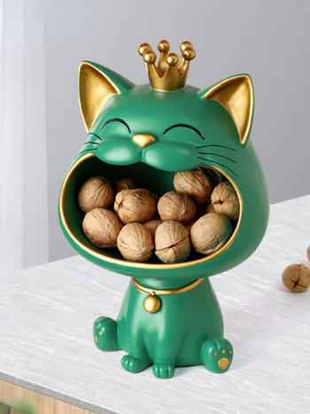 Τυχερή γάτα Άγαλμα Γλυπτό Διακόσμηση Τραπεζιού Μινιατούρα ειδώλιο Διάφορα Κουτί αποθήκευσης Μοντέρνο γραφείο σαλονιού Διακόσμηση σπιτιού