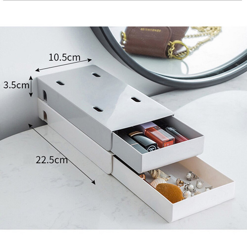 Szervező Kozmetikai Asztal Szervező Konyhai Fiók Paszta Irodai íróasztal alsó befejező doboz Asztali tárolódoboz tolltartó