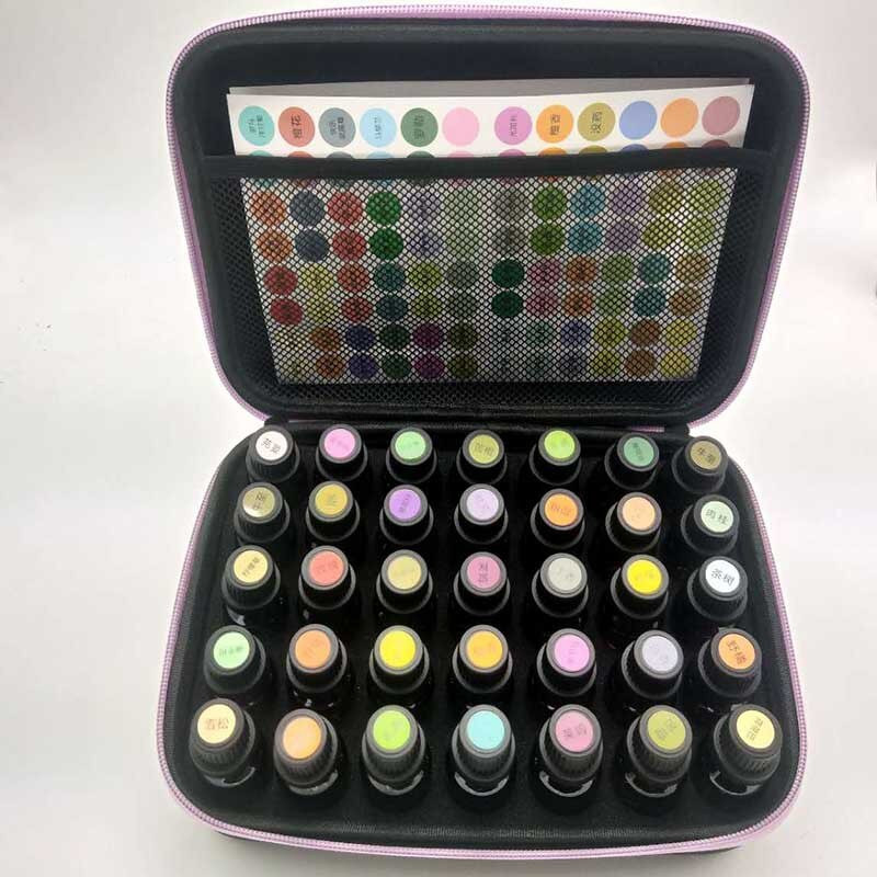 35 sloturi 15 ML Husă pentru ulei esențial Geanta de depozitare pentru DoTERRA Ulei esențial Călătorie Transportare agățată Organizator sticle Cutie de colectare