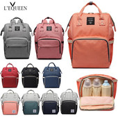 Lequeen kismama pelenkázó táska vízálló múmia táska nagy kapacitású baba táska utazó hátizsák szoptatós táska babaápoláshoz, pelenkázó kézitáska