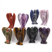 2" őrangyal figura gyógyító kristály drágakő szobor Családi otthon Ékszer Dekoráció Tanulmányi Kézműves Ajándék csecsebecse szobadísz