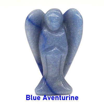 2" őrangyal figura gyógyító kristály drágakő szobor Családi otthon Ékszer Dekoráció Tanulmányi Kézműves Ajándék csecsebecse szobadísz