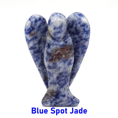 2" őrangyal figura gyógyító kristály drágakő szobor Családi otthon Ékszer Dekoráció Tanulmányi Kézműves Ajándék csecsebecse szobadísz