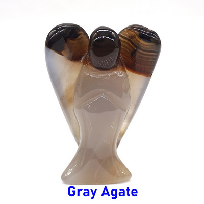 2" őrangyal figura gyógyító kristály drágakő szobor Családi otthon Ékszer Dekoráció Tanulmányi Kézműves Ajándék csecsebecse szobadísz