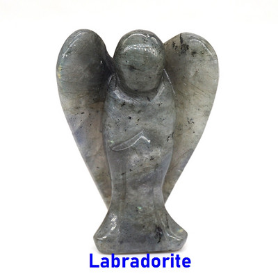 2" őrangyal figura gyógyító kristály drágakő szobor Családi otthon Ékszer Dekoráció Tanulmányi Kézműves Ajándék csecsebecse szobadísz