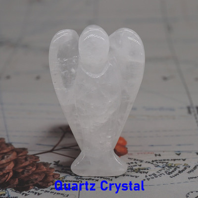 2" őrangyal figura gyógyító kristály drágakő szobor Családi otthon Ékszer Dekoráció Tanulmányi Kézműves Ajándék csecsebecse szobadísz