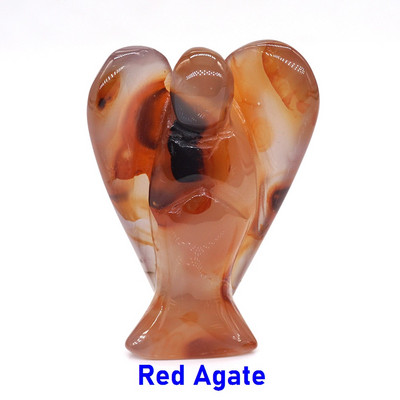 2" őrangyal figura gyógyító kristály drágakő szobor Családi otthon Ékszer Dekoráció Tanulmányi Kézműves Ajándék csecsebecse szobadísz