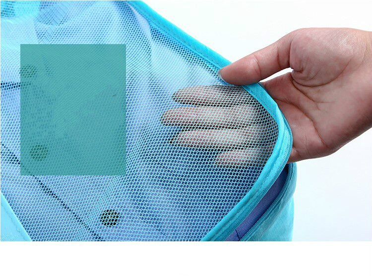 6vnt Kelioninio krepšio rinkinys Bagažo laikiklis Drabužiai Antklodė Tvarkingi Batai Lagaminas makiažas Kelioninis maišelis Kelioninio krepšio organizatorius