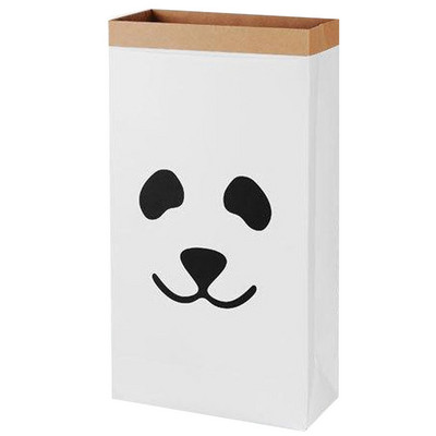 Geantă de depozitare din pânză, cu desene mari, pungă de hârtie kraft grea, organizator de cameră pentru copii, modele de pungi, pungă de rufe pentru îmbrăcăminte de jucărie pentru bebeluși