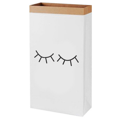 Geantă de depozitare din pânză, cu desene mari, pungă de hârtie kraft grea, organizator de cameră pentru copii, modele de pungi, pungă de rufe pentru îmbrăcăminte de jucărie pentru bebeluși