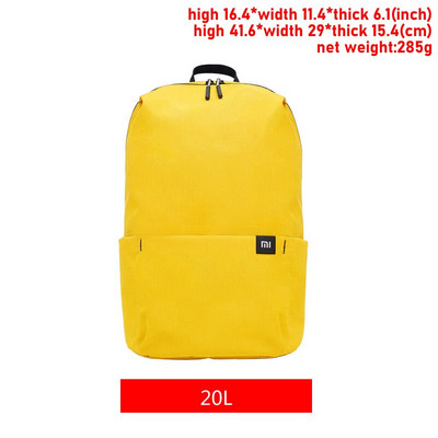 Eredeti Xiaomi Mi Hátizsák 7L/10L/15L/20L Vízálló Színes Napi Szabadidő Városi Uniszex Sport Utazási Hátizsák Dropshipping