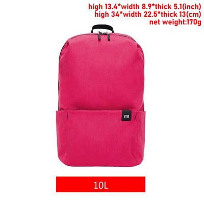 Eredeti Xiaomi Mi Hátizsák 7L/10L/15L/20L Vízálló Színes Napi Szabadidő Városi Uniszex Sport Utazási Hátizsák Dropshipping