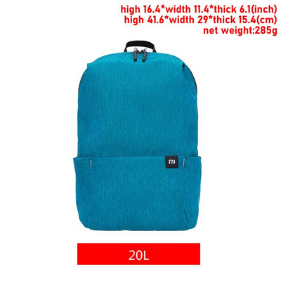Eredeti Xiaomi Mi Hátizsák 7L/10L/15L/20L Vízálló Színes Napi Szabadidő Városi Uniszex Sport Utazási Hátizsák Dropshipping