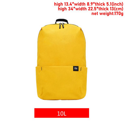 Eredeti Xiaomi Mi Hátizsák 7L/10L/15L/20L Vízálló Színes Napi Szabadidő Városi Uniszex Sport Utazási Hátizsák Dropshipping