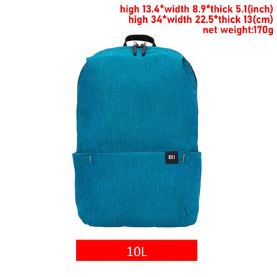 Eredeti Xiaomi Mi Hátizsák 7L/10L/15L/20L Vízálló Színes Napi Szabadidő Városi Uniszex Sport Utazási Hátizsák Dropshipping