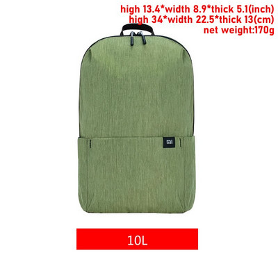 Eredeti Xiaomi Mi Hátizsák 7L/10L/15L/20L Vízálló Színes Napi Szabadidő Városi Uniszex Sport Utazási Hátizsák Dropshipping