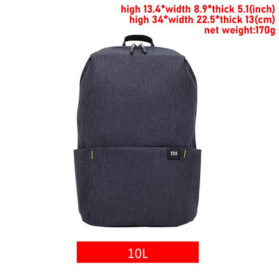 Eredeti Xiaomi Mi Hátizsák 7L/10L/15L/20L Vízálló Színes Napi Szabadidő Városi Uniszex Sport Utazási Hátizsák Dropshipping