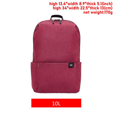 Eredeti Xiaomi Mi Hátizsák 7L/10L/15L/20L Vízálló Színes Napi Szabadidő Városi Uniszex Sport Utazási Hátizsák Dropshipping