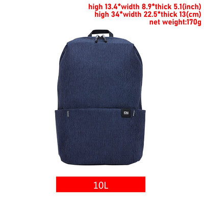 Eredeti Xiaomi Mi Hátizsák 7L/10L/15L/20L Vízálló Színes Napi Szabadidő Városi Uniszex Sport Utazási Hátizsák Dropshipping
