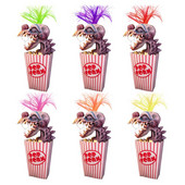 Forró akciós gyilkos bohócok a világűrből Csúnya szobor Festmény Gyilkos szobor a Világűrben Furcsa Halloween-dekorációs ajándékok