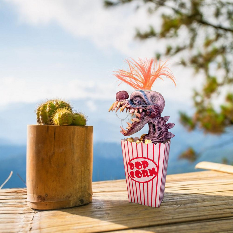 Forró akciós gyilkos bohócok a világűrből Csúnya szobor Festmény Gyilkos szobor a Világűrben Furcsa Halloween-dekorációs ajándékok