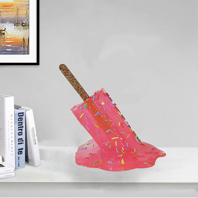 2022 Topire Icicle Sculptură Decorare Popsicles Înghețată Accesorii Decor Home Decor Creativ Miniatură Rășină Artizanat Gheață