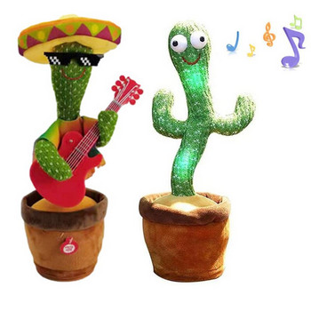 Δώρο διακόσμησης σπιτιού Υπέροχο παιχνίδι ομιλίας που χορεύει κούκλα κάκτου Speak Talk Ηχογράφηση Repeat Toy Kawaii Cactus Εκπαίδευση για παιδιά