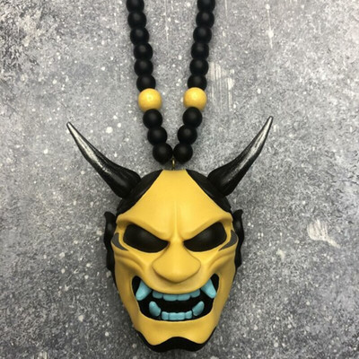 Cască Samurai Kabuto Hannya Japanese Oni - Oglinda retrovizoare pentru mașină Charm Accesorii pentru mașină Oglinda retrovizoare pandantiv Decorare mașină