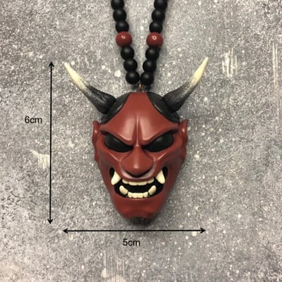 Cască Samurai Kabuto Hannya Japanese Oni - Oglinda retrovizoare pentru mașină Charm Accesorii pentru mașină Oglinda retrovizoare pandantiv Decorare mașină