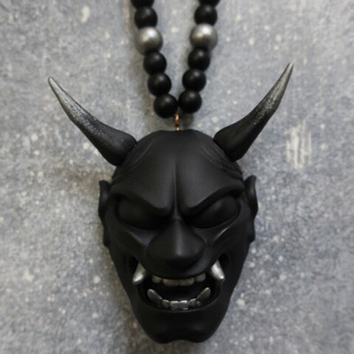 Cască Samurai Kabuto Hannya Japanese Oni - Oglinda retrovizoare pentru mașină Charm Accesorii pentru mașină Oglinda retrovizoare pandantiv Decorare mașină