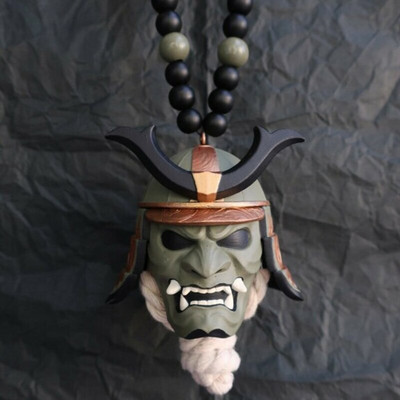 Cască Samurai Kabuto Hannya Japanese Oni - Oglinda retrovizoare pentru mașină Charm Accesorii pentru mașină Oglinda retrovizoare pandantiv Decorare mașină